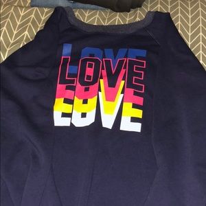Old Navy crew sweatshirt.